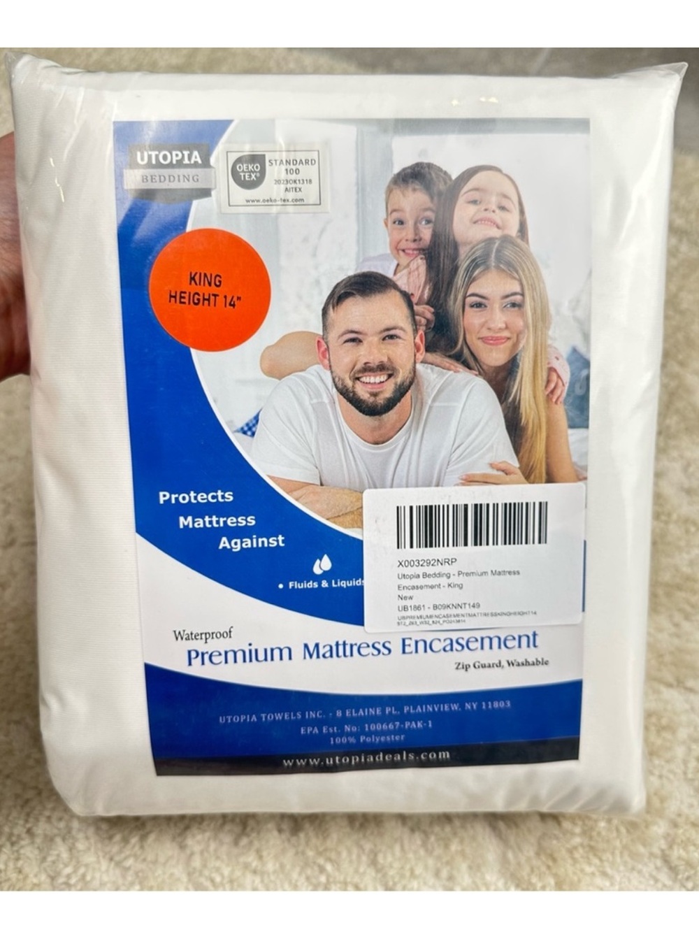 King Size Waterproof Mattress Encasement